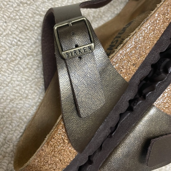 NWOT Birkenstock Gizeh Oiled Leather Brown Thong Sandals Birko-Flor 37 - Picture 6 of 10